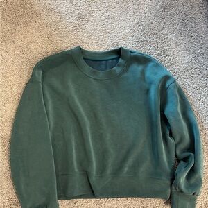 lululemon athletica Forest Green Sweatshirt